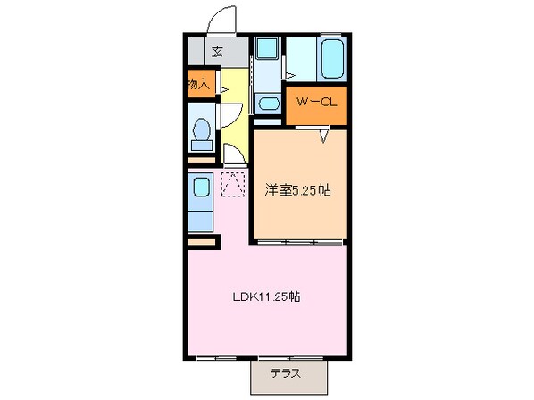 モナリエ青山の物件間取画像